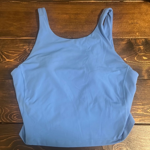 lululemon athletica Tops - Lululemon high neck align tank blue Nile